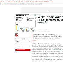 Volumen de M&A en Amrica Latina ha disminuido 38% en lo corrido de este ao